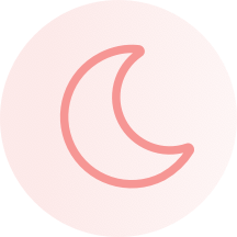 Graph depicting a half moon